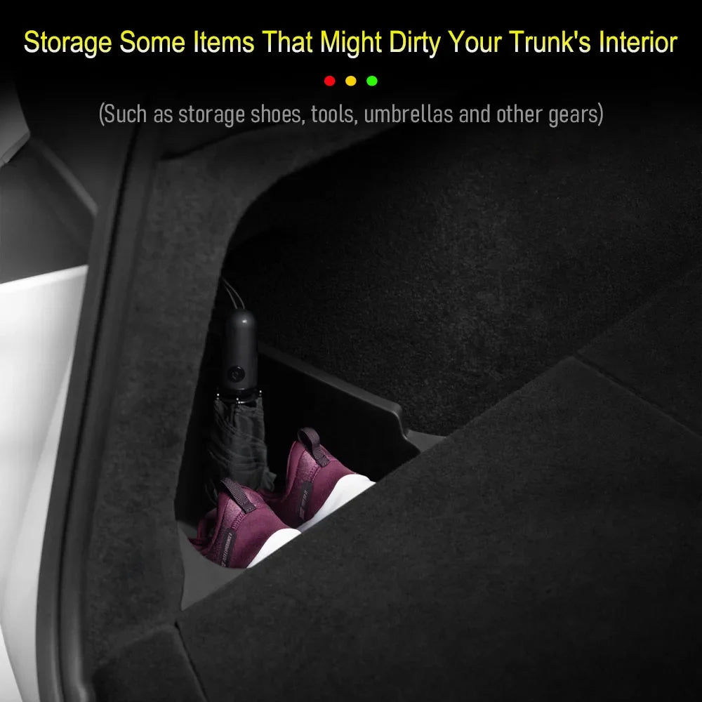 Trunk Side Storage Box for Tesla Model Y Juniper 2025 | TPE MyPetiteCar.com