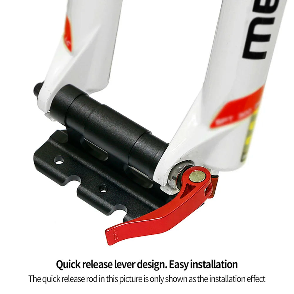 Bike Fork Mount Quick Release Thru Axle Carriers | Front Fork Block for 5x100mm 12x100mm 15x100mm 15x110mm MyPetiteCar.com