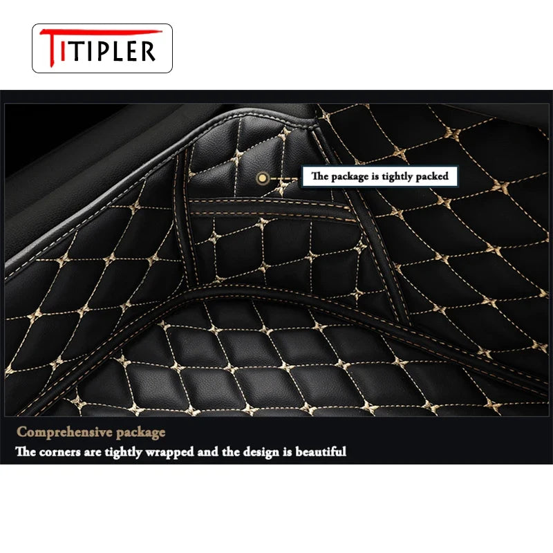 Custom Car Floor Mats For DS4 Synthetic Fiber Artificial Leather