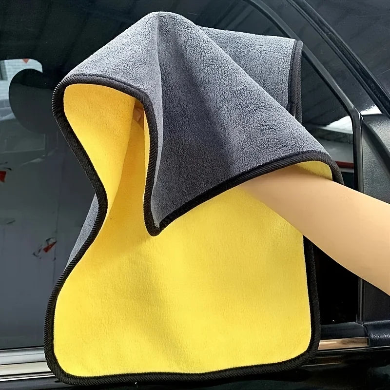 3/5/10Pcs Car Wash Microfiber Towel | High Absorbency Car Cleaning Drying Cloth MyPetiteCar.com