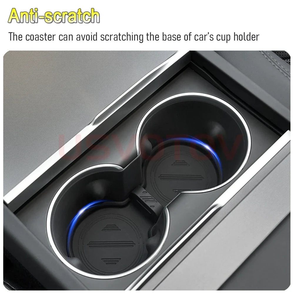 Tesla Cup Holder Insert for Model Y Model 3 2024–2026 | TPE MyPetiteCar.com