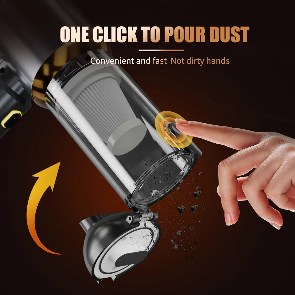 CENRR 998000PA Cordless Car Vacuum Cleaner | Strong Suction Handheld Vacuum MyPetiteCar.com