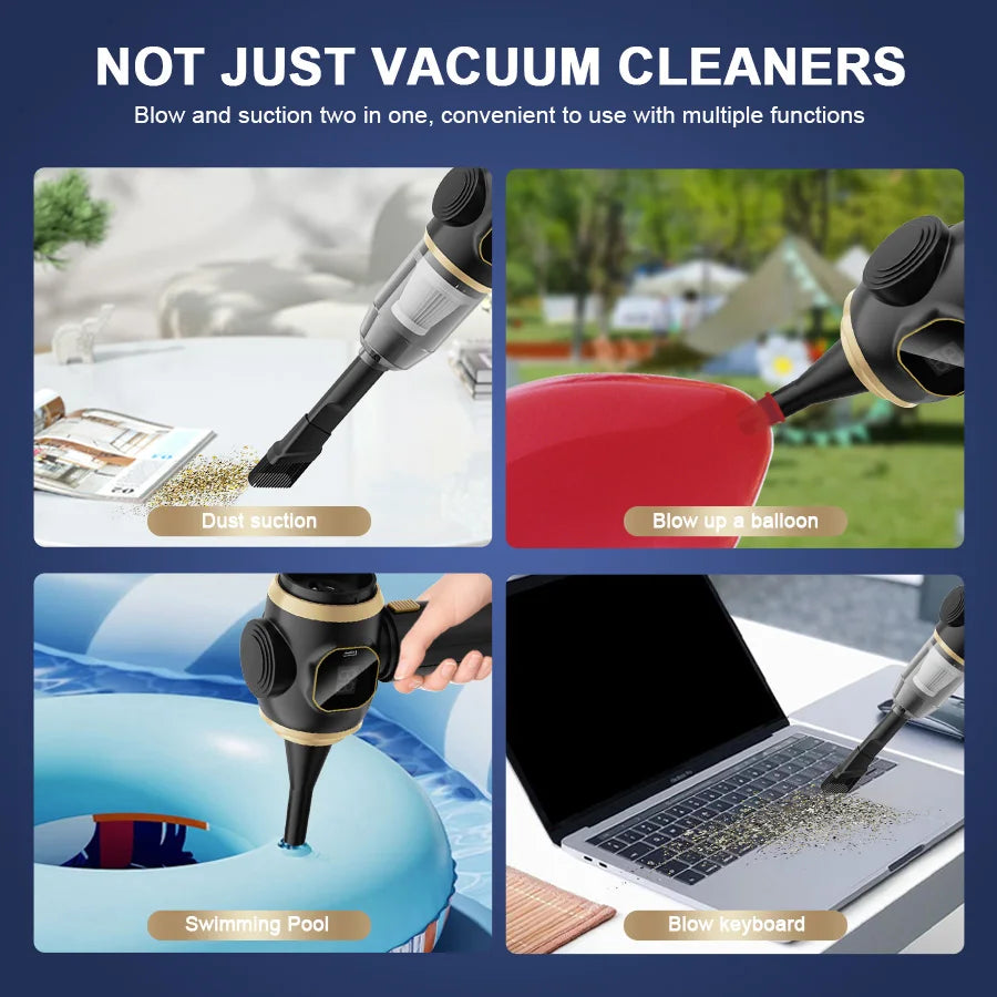 ABS Wireless Car Vacuum Cleaner | High Power Handheld Vacuum for Car, Home, Sofa, and Office MyPetiteCar.com