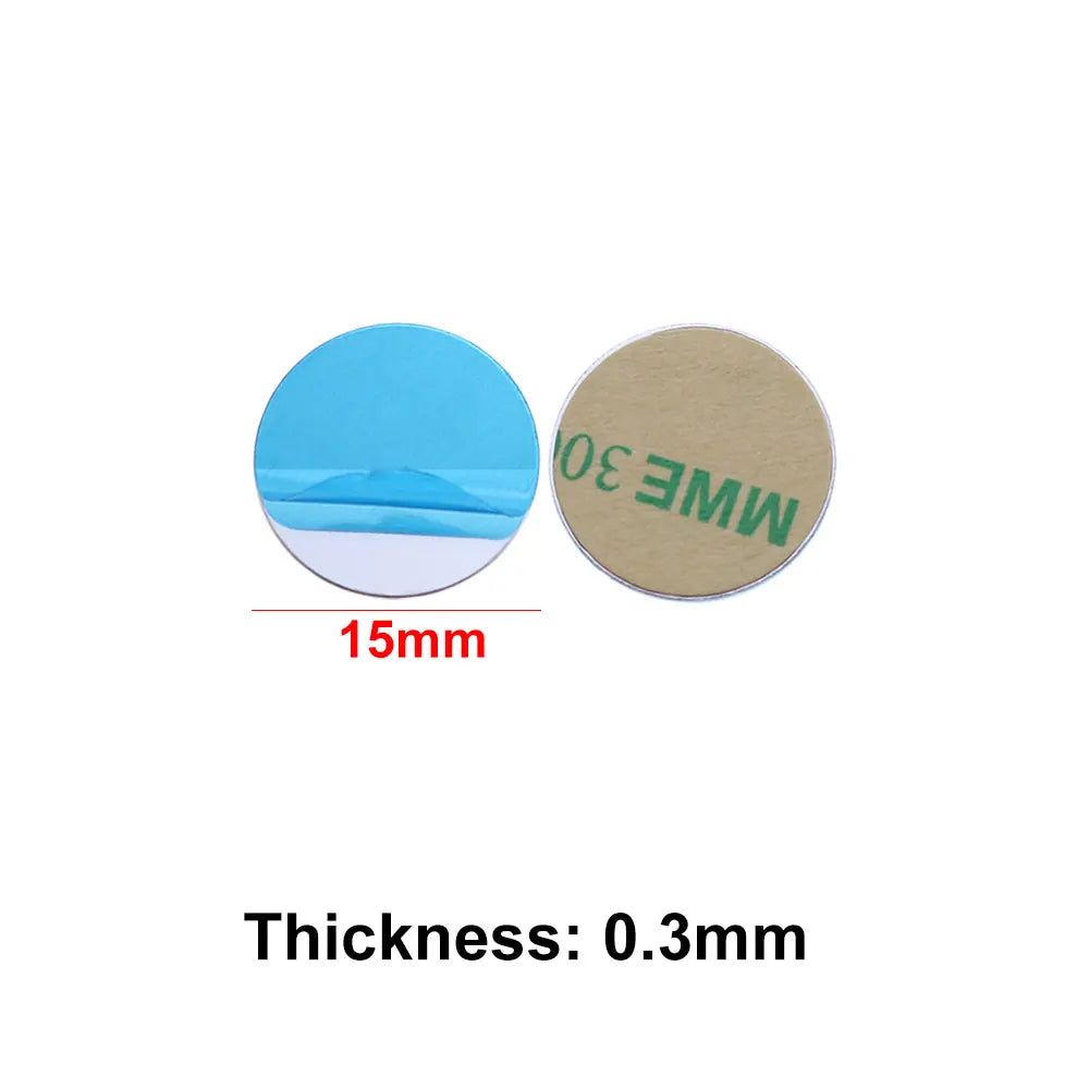 10pcs Silver Magnetic Metal Plates for Car Phone Holder | Universal Iron Sheet Mount Kit