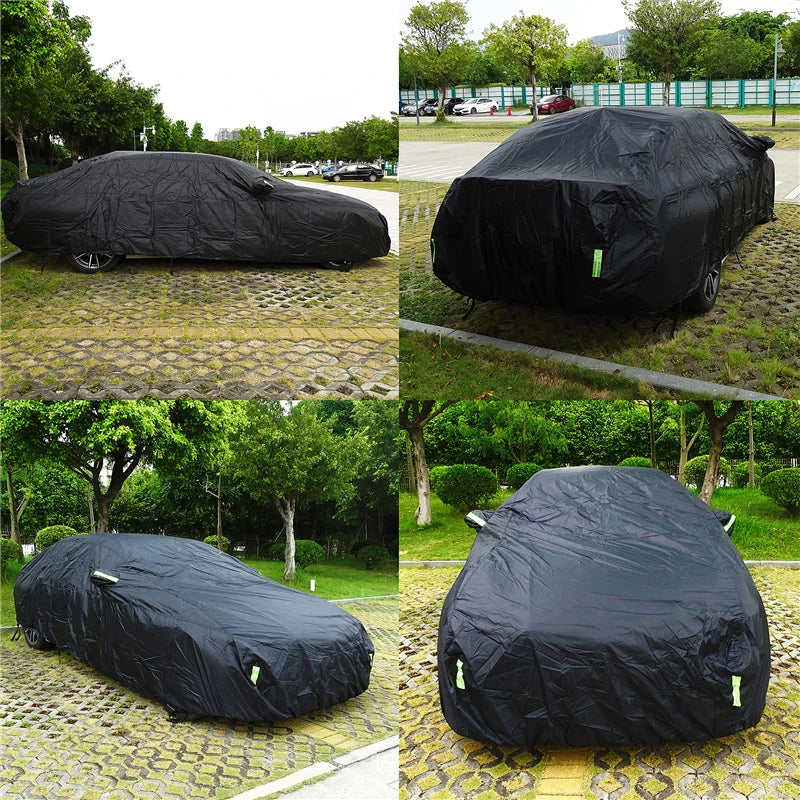 Universal SUV and Sedan Full Car Cover | Waterproof Outdoor Protection with Zipper Design MyPetiteCar.com