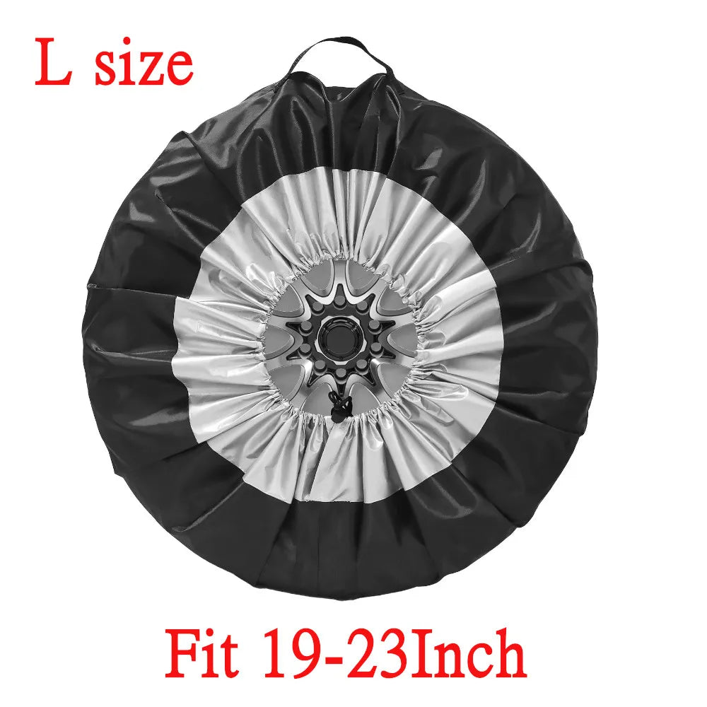Spare Tire Storage Bag | Waterproof Tire Cover for SUV Car 13-19 19-23 Inch MyPetiteCar.com