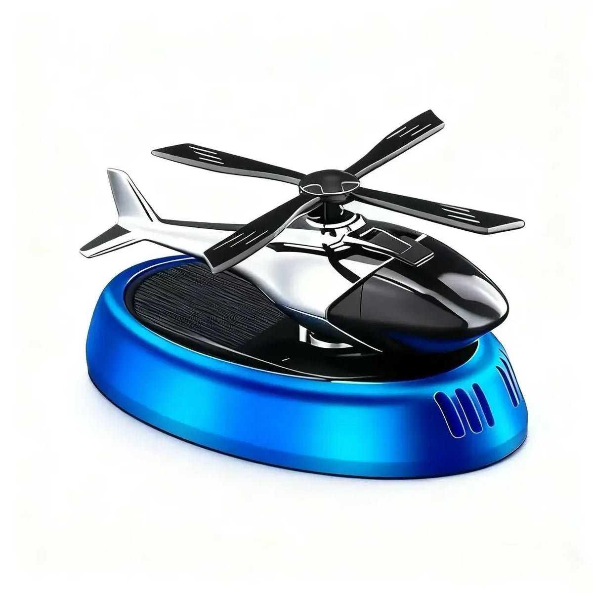 Solar Helicopter Car Air Freshener Dashboard Perfume Diffuser