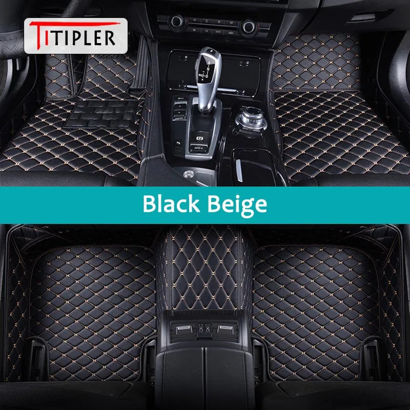 Custom Car Floor Mats For DS4 Synthetic Fiber Artificial Leather