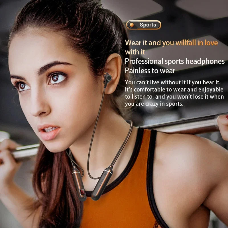 Wireless Headphones Neckband Bluetooth Earphone 500 Hours Long Battery With Microphon Auriculares Sport Headset For TF Card