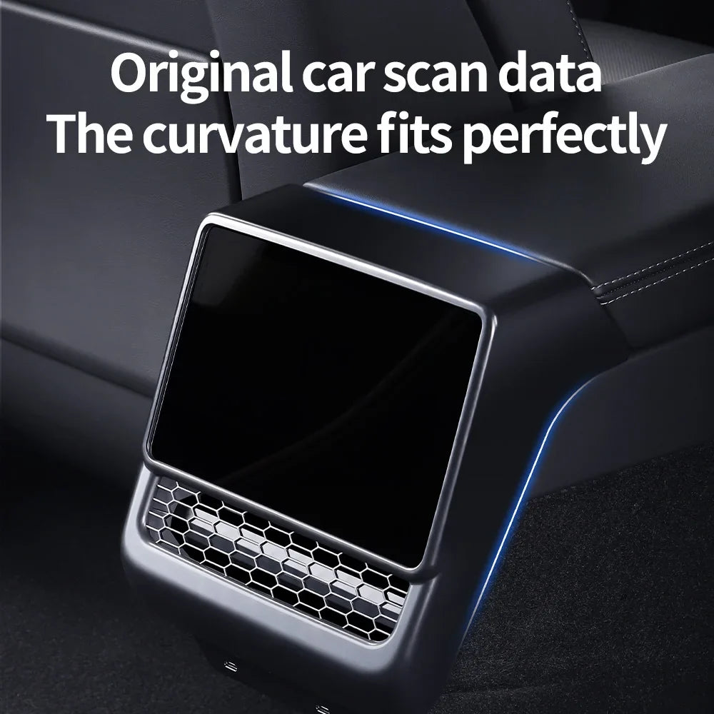 YZ Tesla Model 3/Y/Highland/Juniper Rear Console Air Vent Cover | Interior Dust Protection MyPetiteCar.com