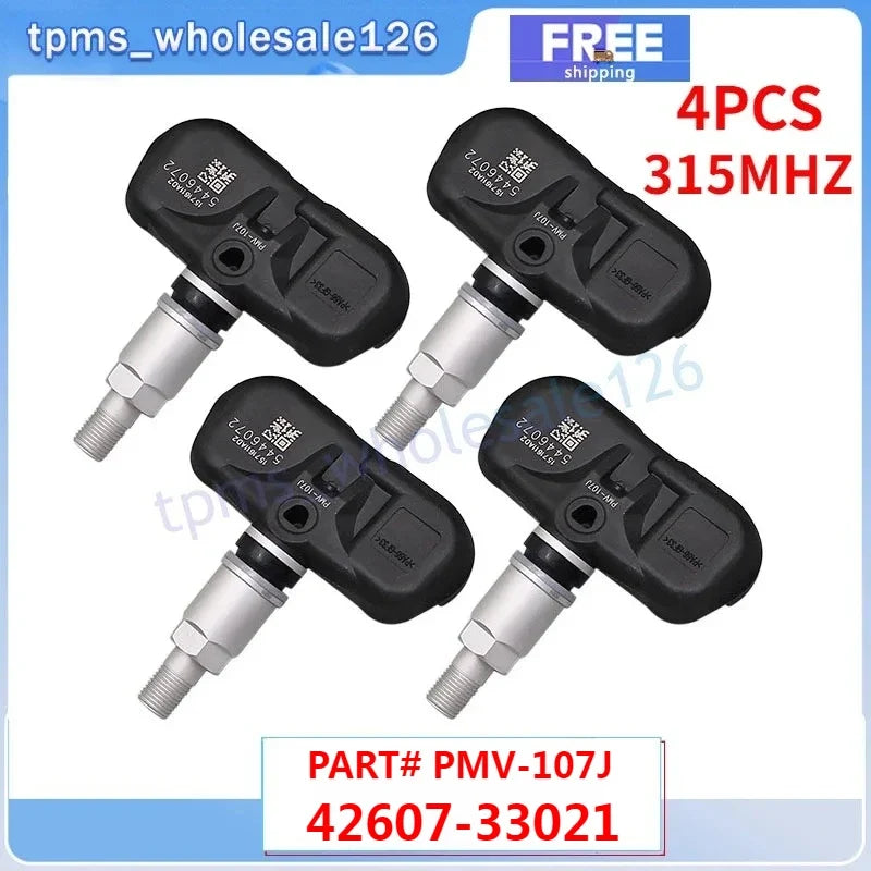 Tire Pressure Sensor 4PCS 315MHZ for Toyota Lexus | TPMS Pre-Programmed MyPetiteCar.com
