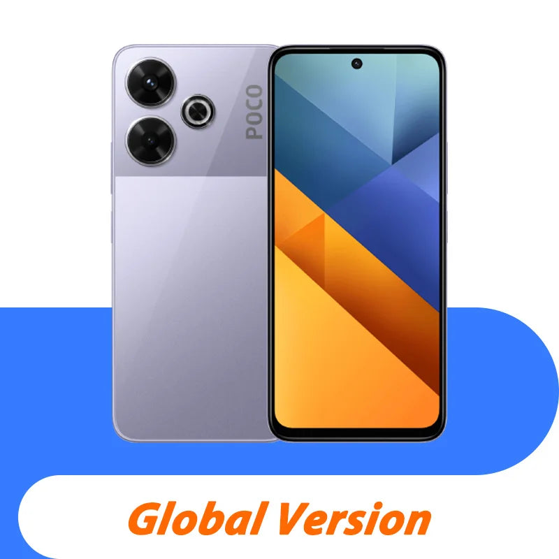 Global Version POCO M6 Smartphone Helio G91-Ultra Processor 5030mAh Large Battery 6.79" 90Hz FHD+ Display 108MP Camera Cellphone