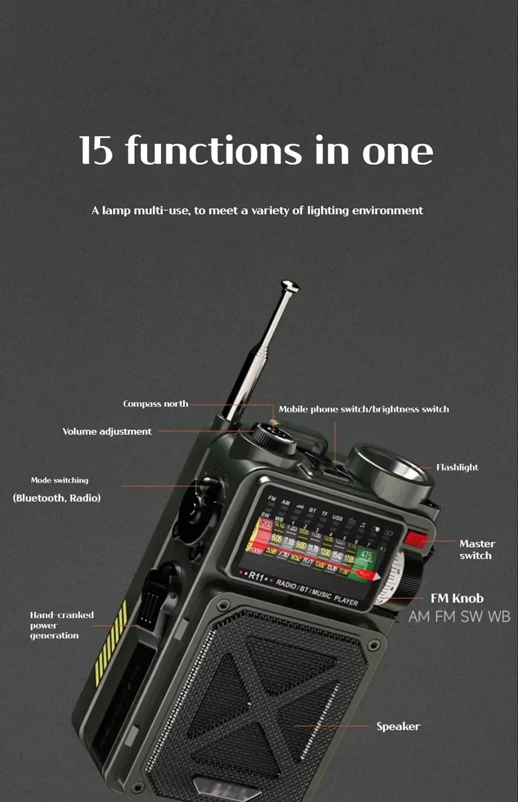 Emergency Radio & Bluetooth Speaker Bestbuyback