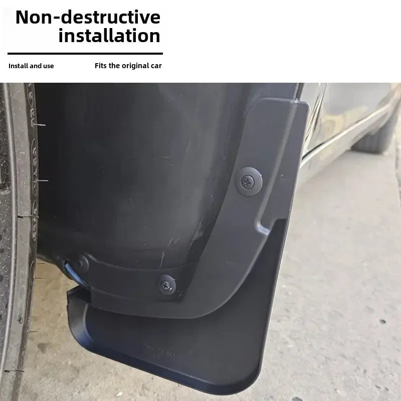 Tesla Model 3 Highland Mud Flaps (2024–2026) | Front & Rear Wheel Splash Guards, 4-Piece Set MyPetiteCar.com
