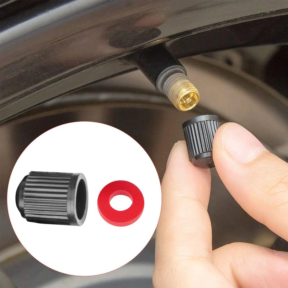 10/25/50/100Pcs Universal Plastic Tire Valve Caps for Cars, Trucks, Motorcycles, and Bicycles MyPetiteCar.com