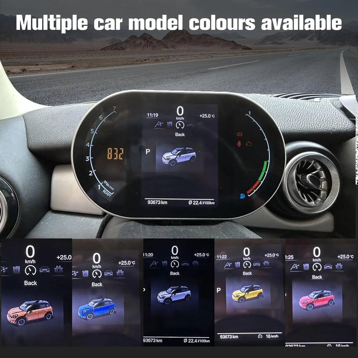 BMW Mini F Series Digital Speedometer Gauge 5.5 inch | Dashboard Instrument Cluster MyPetiteCar.com