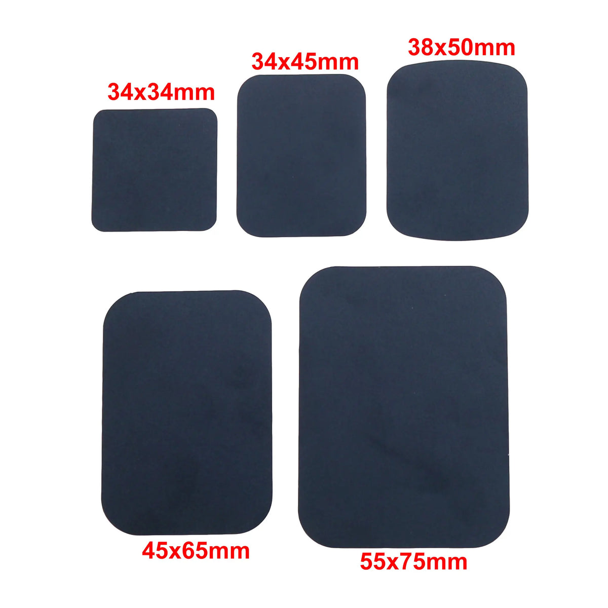 10pcs Black Magnetic Metal Plates for Car Phone Holder | Universal Iron Sheet Disk Sticker Mount MyPetiteCar.com