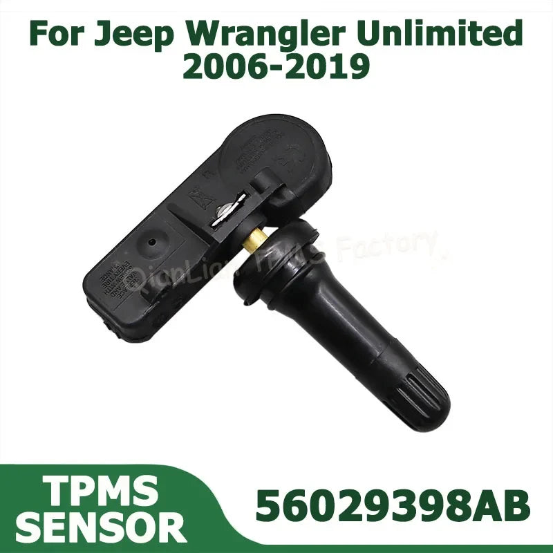 433MHz TPMS Sensor for Jeep Wrangler Unlimited 2006-2019 | Direct Replacement Tire Pressure Monitoring System