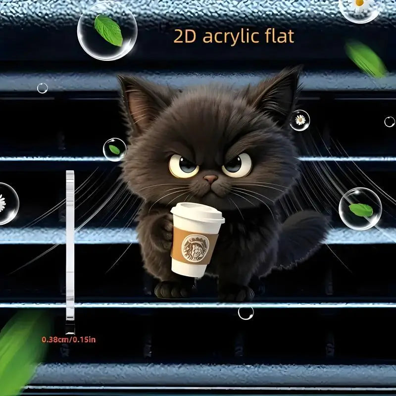 Car Outlet Vent Perfume Clips | 2D Air Freshener Diffuser for Car Interior Decoration MyPetiteCar.com