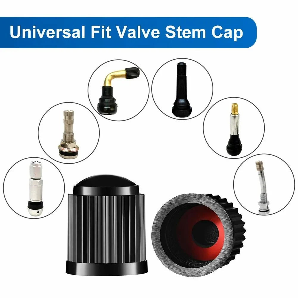 10/25/50/100Pcs Universal Plastic Tire Valve Caps for Cars, Trucks, Motorcycles, and Bicycles MyPetiteCar.com