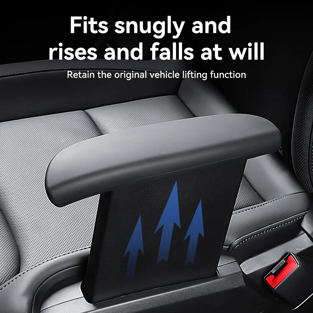 YZ For Tesla New Model YL 2025+ Silicone Second Row Seat Armrest Cover Car Interior Protective Cover Tailored Auto Accessories MyPetiteCar.com