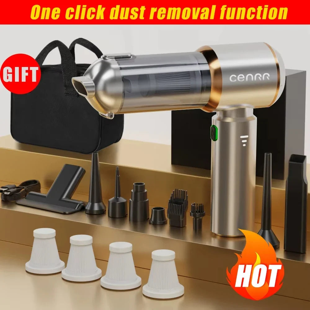 CENRR 998000PA Cordless Car Vacuum Cleaner | Strong Suction Handheld Vacuum MyPetiteCar.com