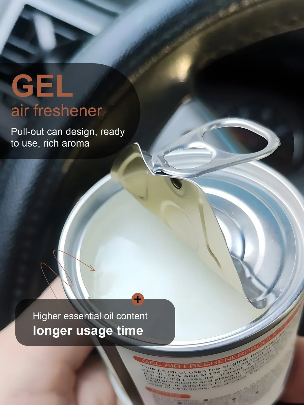Dual-Purpose Car and Home Air Freshening Gel | 120g Long-Lasting Fruity and Floral Scent MyPetiteCar.com
