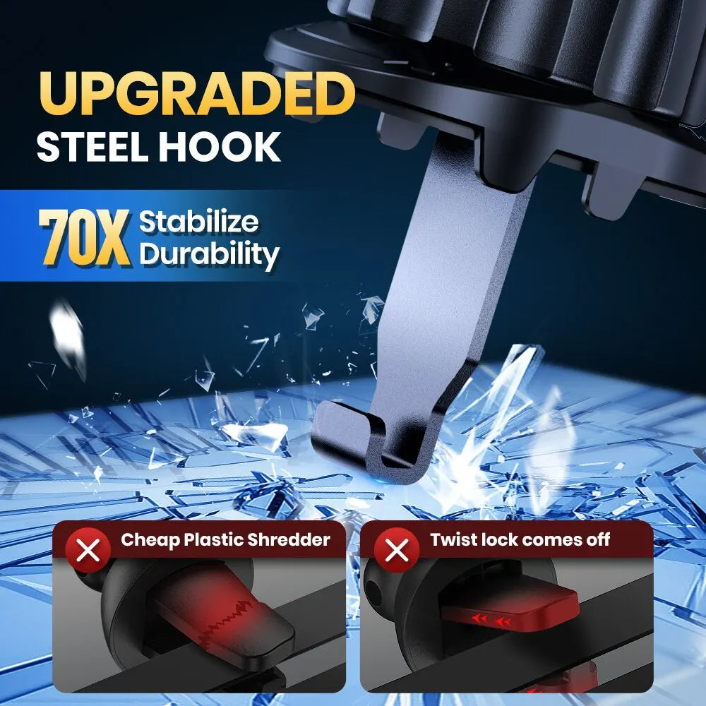 TOPK Magnetic Car Phone Mount | Universal Air Vent Holder with 6 N52 Magnets MyPetiteCar.com