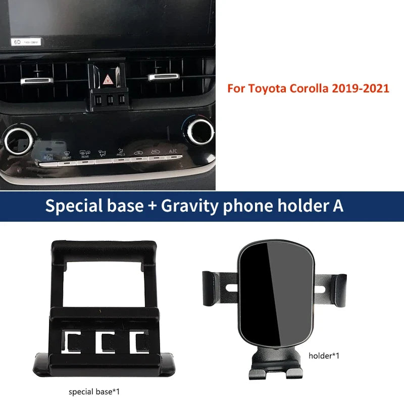 Phone Holder For Toyota Corolla MK12 2019-2021 Wireless Charging