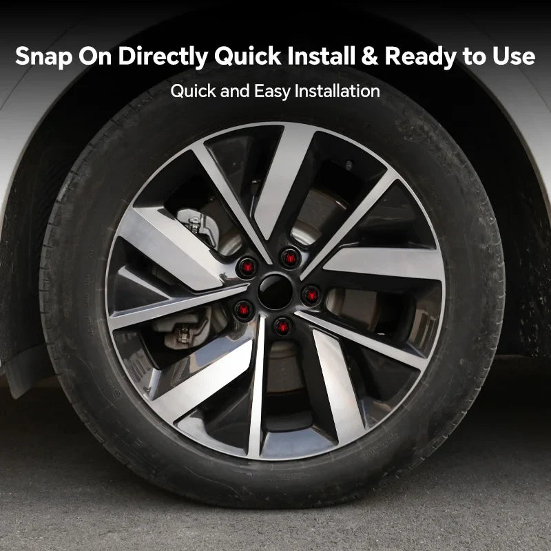 20Pcs Universal Black Car Wheel Hub Nut Protective Caps | ABS Rust Proof Waterproof Tire Nut Covers MyPetiteCar.com