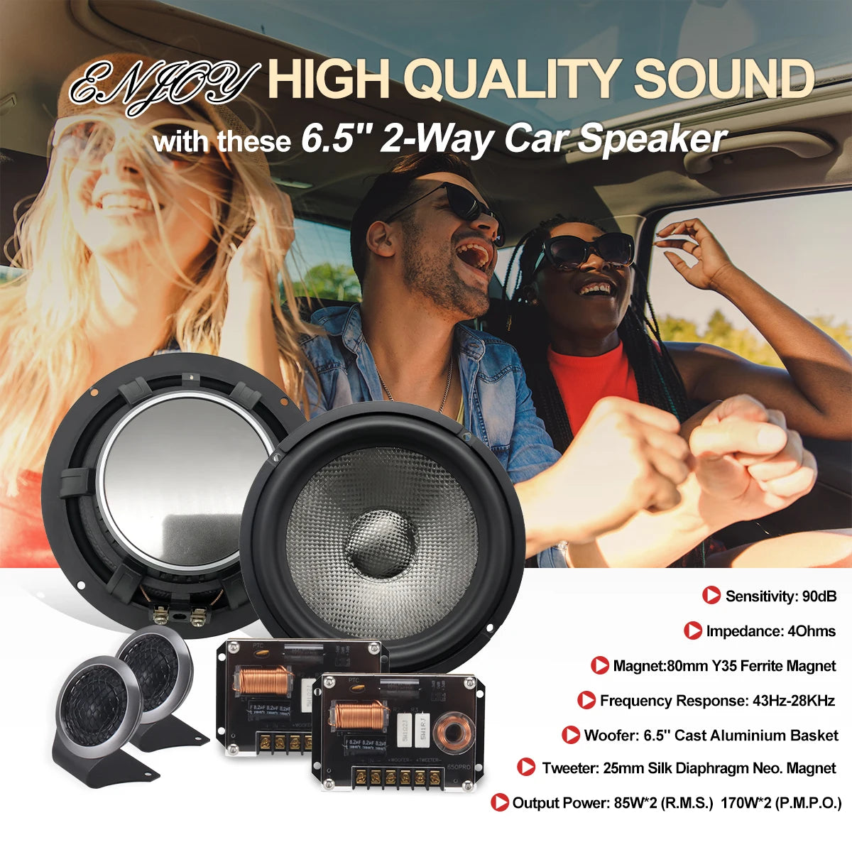 6.5-Inch Car Component Speaker Bestbuyback