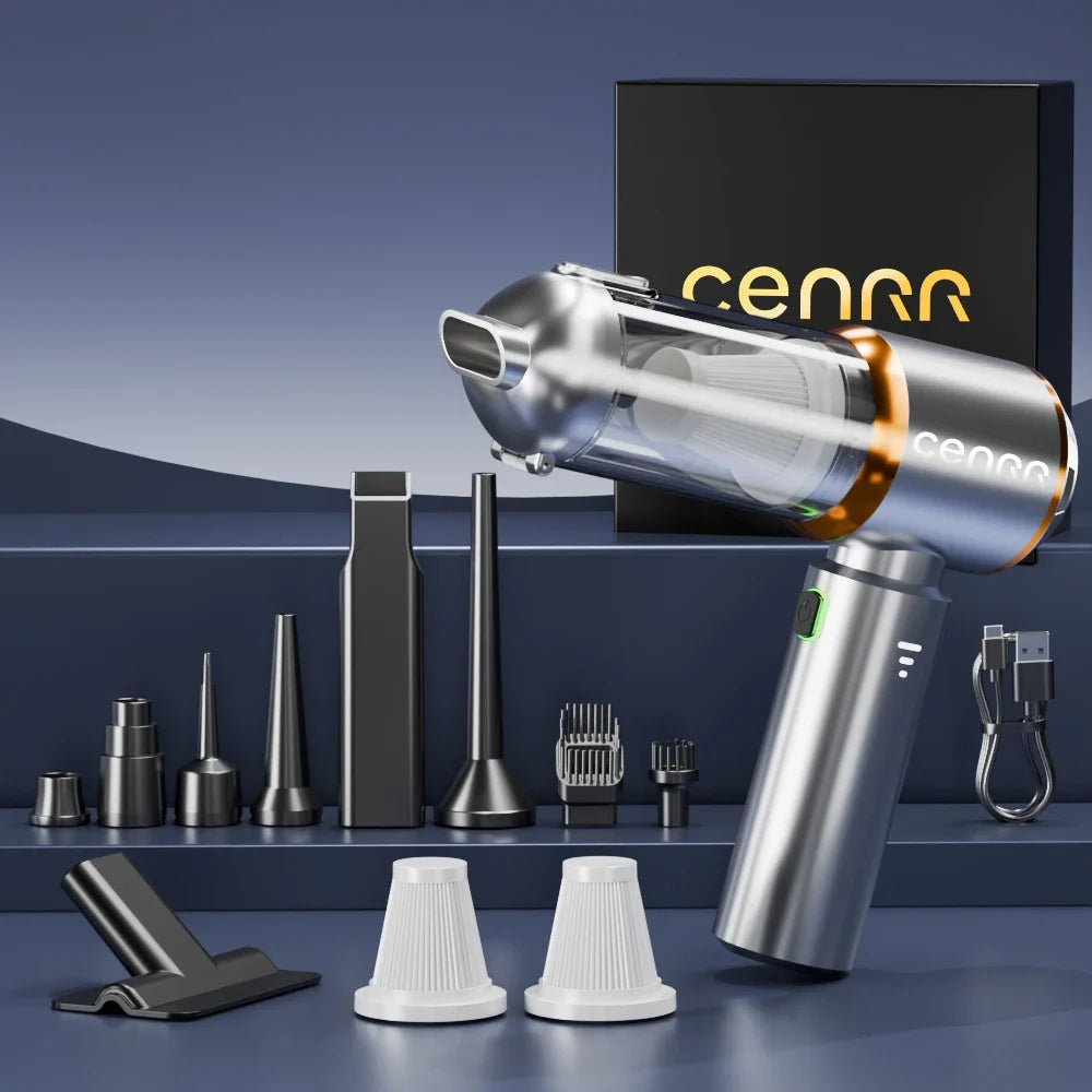 CENRR 998000PA Mini Cordless Car Vacuum Cleaner | Powerful Handheld Blower for Auto & Home MyPetiteCar.com