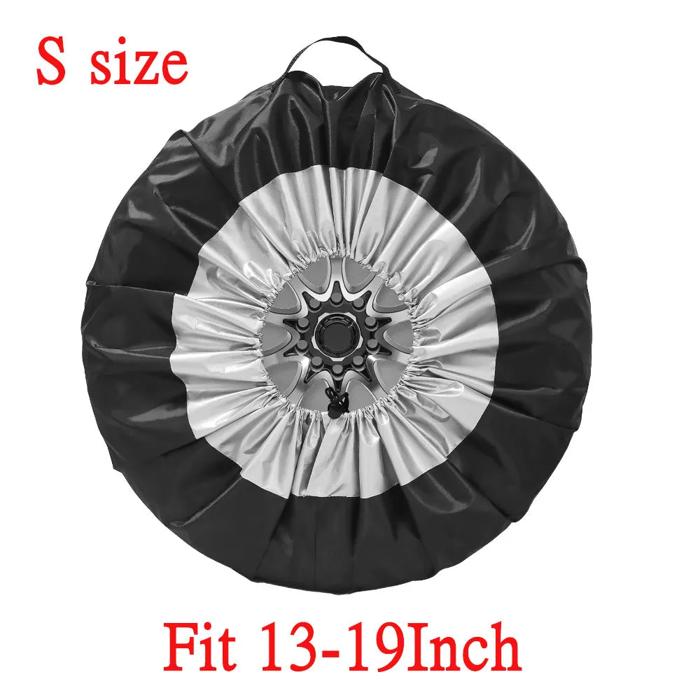 Spare Tire Storage Bag | Waterproof Tire Cover for SUV Car 13-19 19-23 Inch MyPetiteCar.com