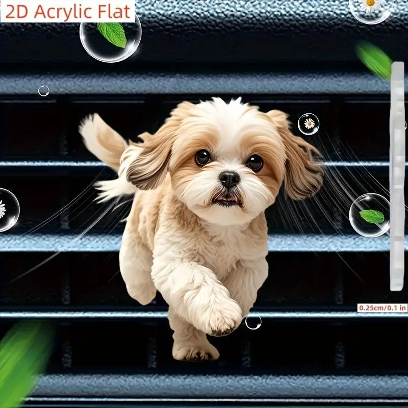 Car Outlet Vent Perfume Clips | 2D Air Freshener Diffuser for Car Interior Decoration MyPetiteCar.com