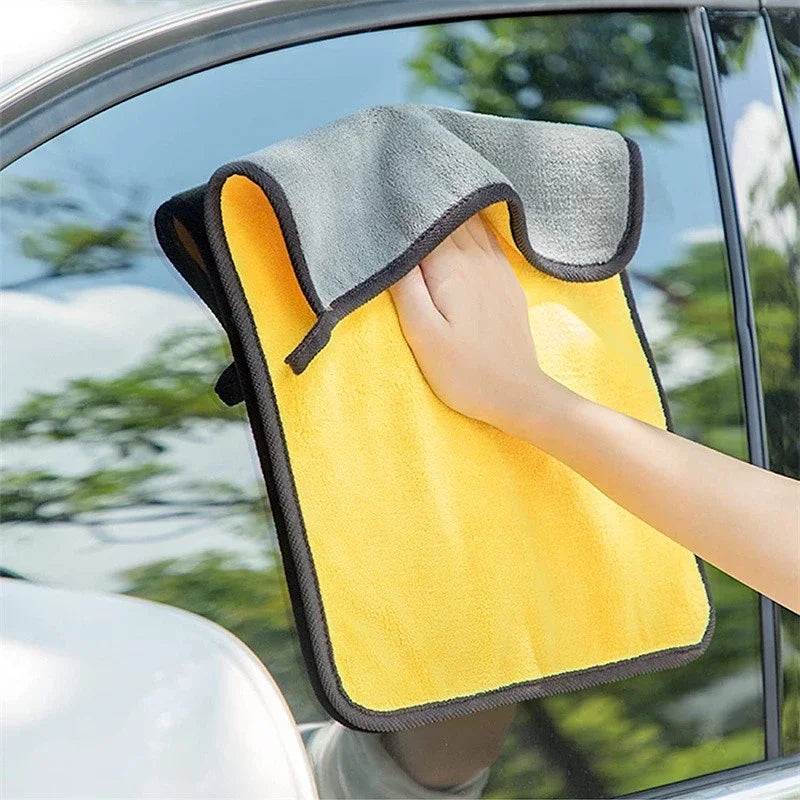 3/5/10Pcs Car Wash Microfiber Towel | High Absorbency Car Cleaning Drying Cloth MyPetiteCar.com
