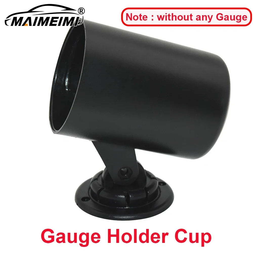 0~8000 RPM 2" 52mm Universal Car Tachometer with White LED Pointer | Smoke Lens Gauge MyPetiteCar.com