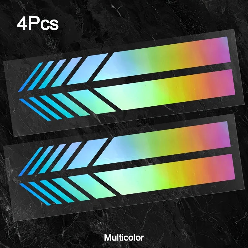 Classic JDM Reflective Stripes Vinyl Decal Kit | 4pcs Self-Adhesive Car Body Stickers MyPetiteCar.com