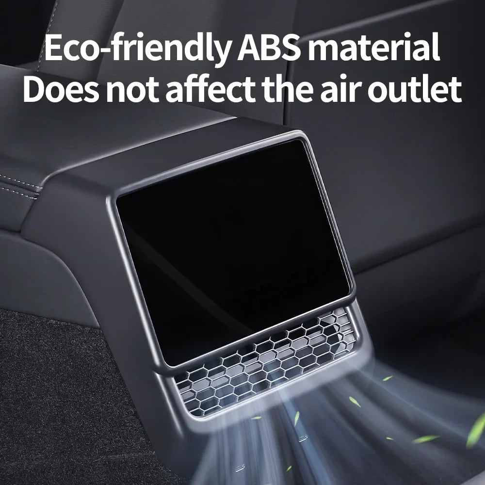YZ Tesla Model 3/Y/Highland/Juniper Rear Console Air Vent Cover | Interior Dust Protection MyPetiteCar.com