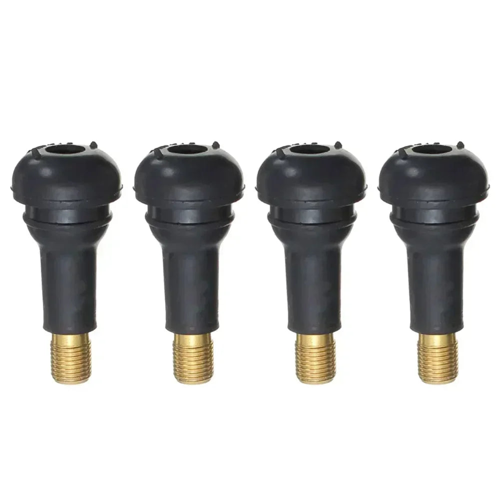 TR412 TR413 Tire Valve Stem Universal Rubber Tubeless Nozzle With Valve Core