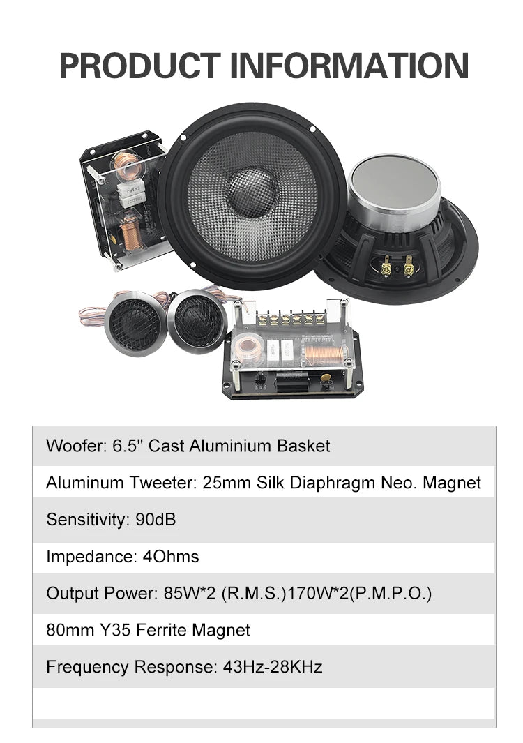6.5-Inch Car Component Speaker Bestbuyback