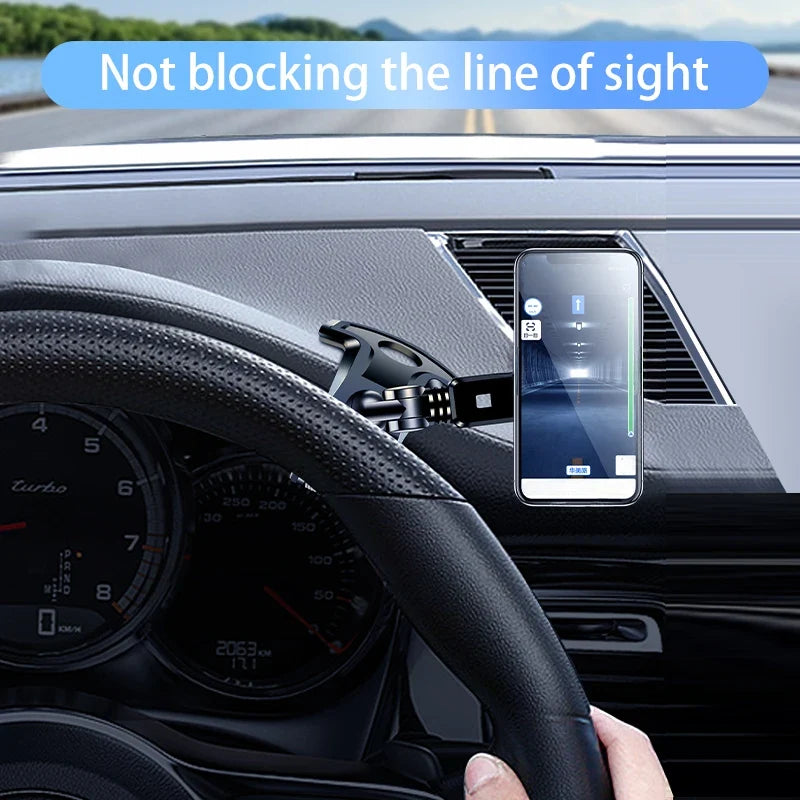 Magnetic Car Phone Holder with Rotatable Design | Anti-Shake Dashboard Mount for Navigation MyPetiteCar.com