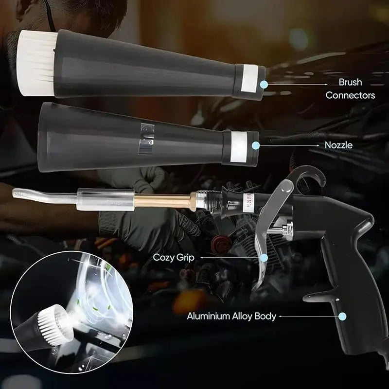 Tornado Cleaning Gun Air Blow Gun | Car Detailing Nozzle for Air Compressor MyPetiteCar.com