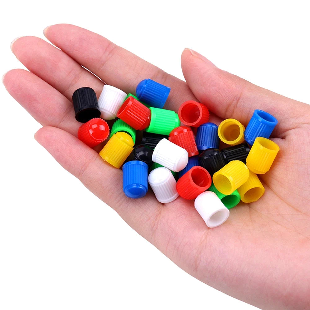 AUTCOAT Tire Stem Valve Caps | Universal Plastic Valve Covers for Cars, Trucks, Bikes MyPetiteCar.com
