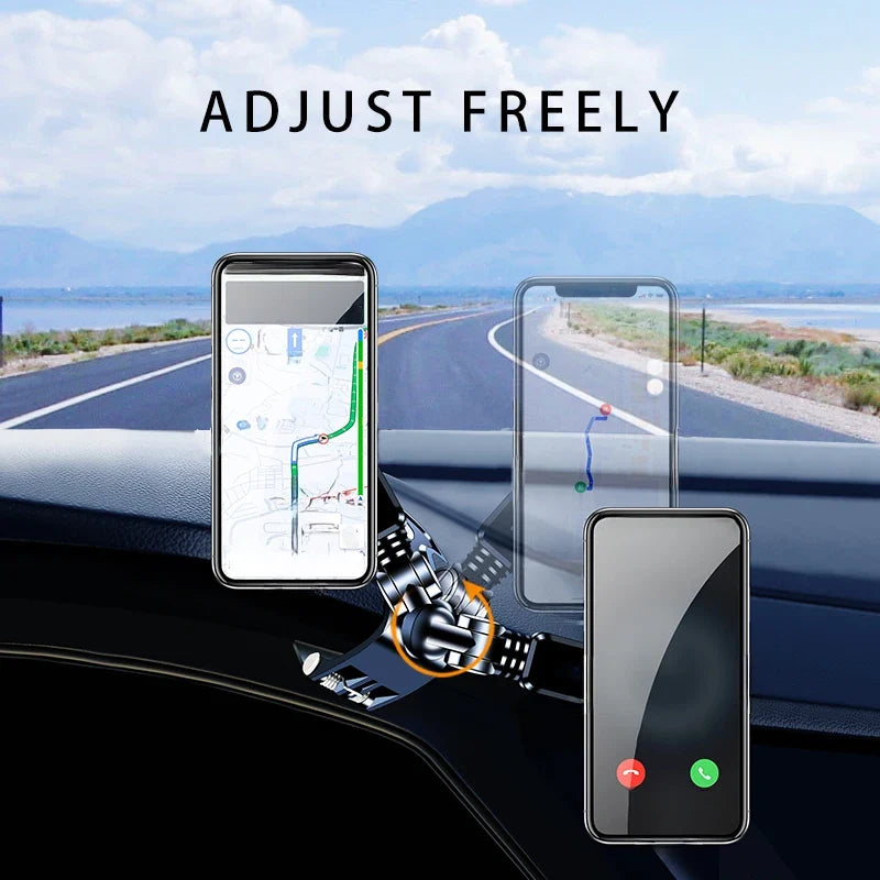 Magnetic Car Phone Holder with Rotatable Design | Anti-Shake Dashboard Mount for Navigation MyPetiteCar.com