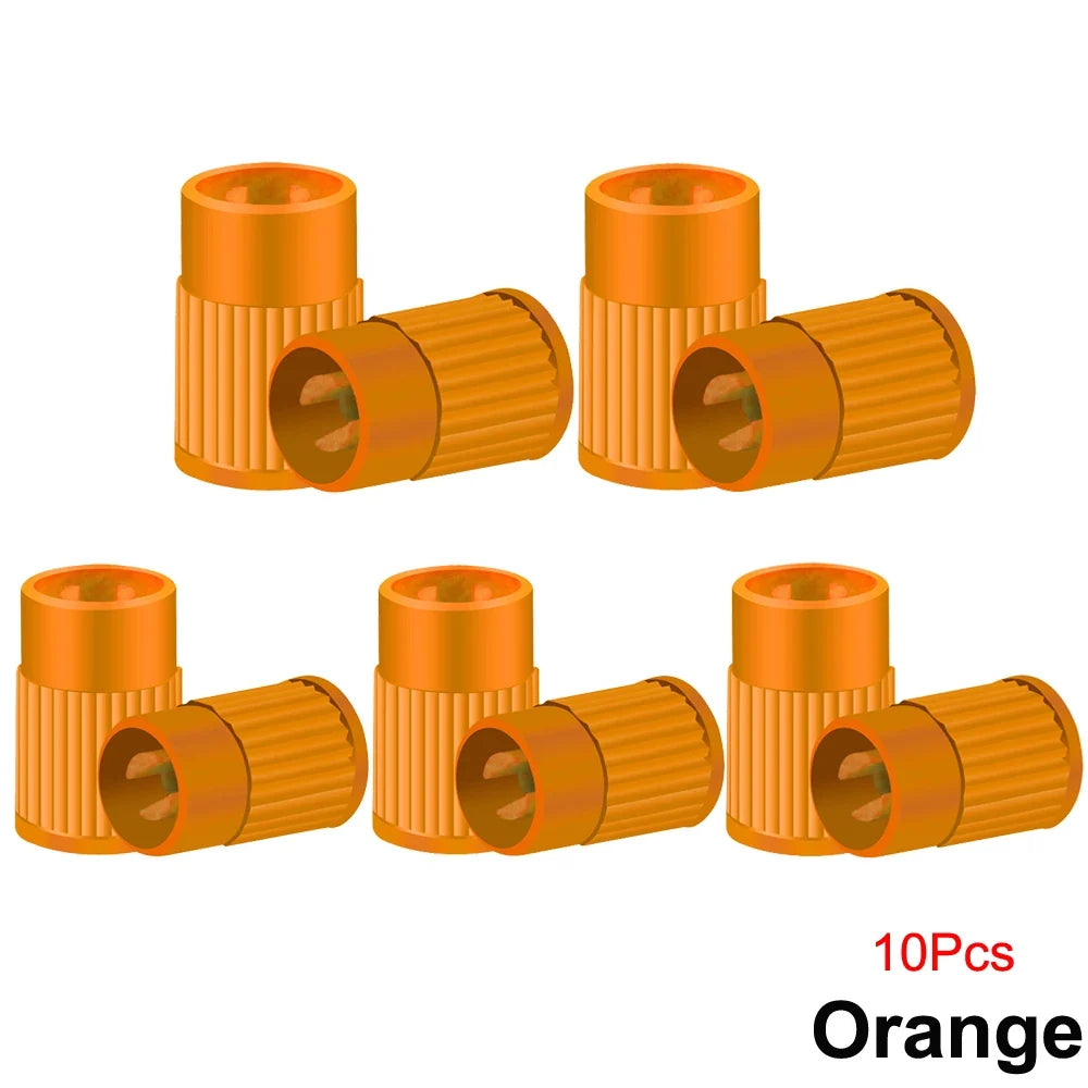 Plastic Tire Valve Caps with Built-in Valve Core Remover | Universal Stem Covers for Cars, Bikes, Trucks MyPetiteCar.com