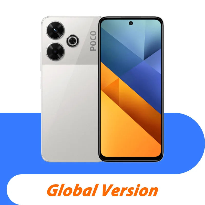Global Version POCO M6 Smartphone Helio G91-Ultra Processor 5030mAh Large Battery 6.79" 90Hz FHD+ Display 108MP Camera Cellphone
