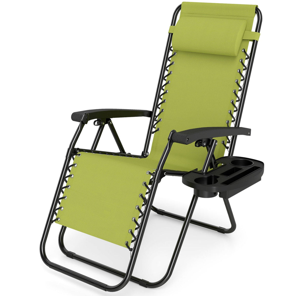 Zero Gravity Lounge Chairs Set of 2 with Cup Holders DirectDeals