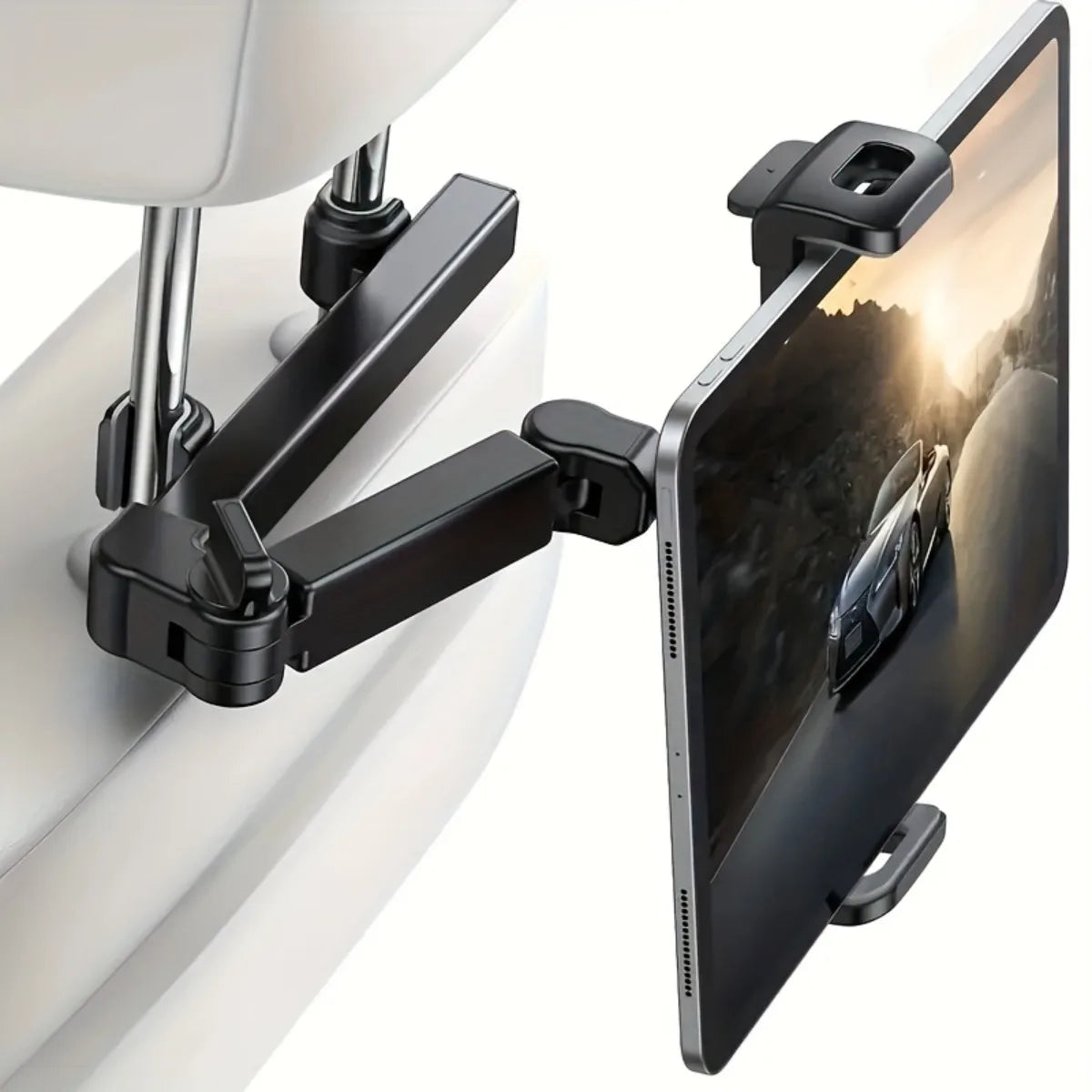 Universal Car Headrest Tablet Mount | Hands-Free Backseat Entertainment for iPads and Cell Phones MyPetiteCar.com