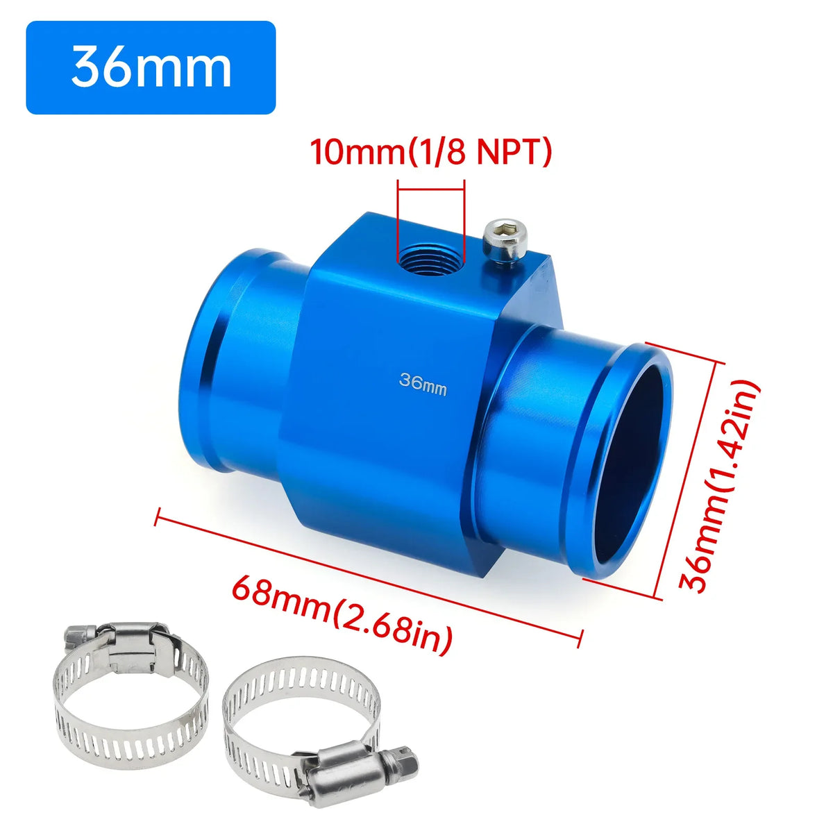 HD Car LCD Water Temperature Meter Thermometer Voltmeter Gauge | 2in1 Temp & Voltage Meter for 12V/24V Vehicles MyPetiteCar.com