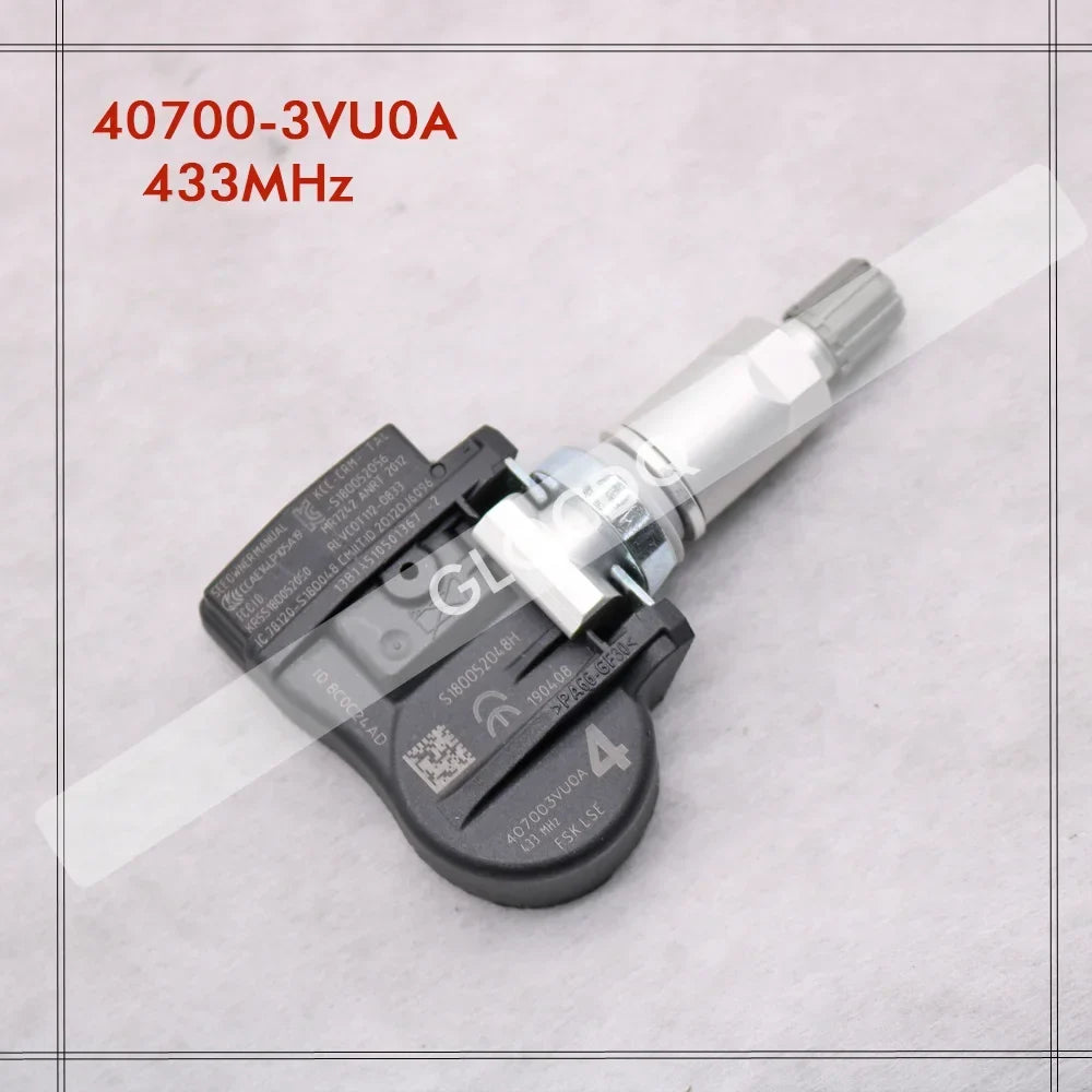Nissan Qashqai TPMS Sensor 433MHz | 40700-3VU0A 40700-3VU0B 40700-5663R MyPetiteCar.com